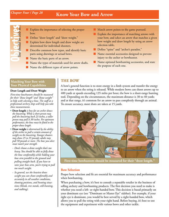 Bowhunter handbook page screenshot