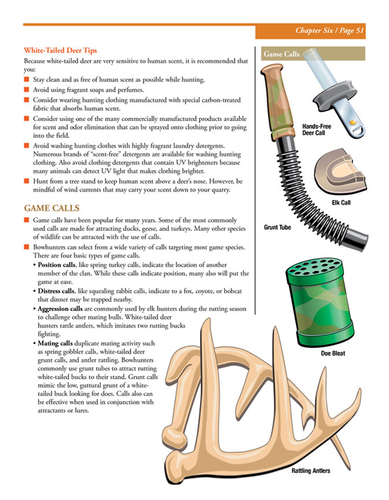 Bowhunter handbook page screenshot